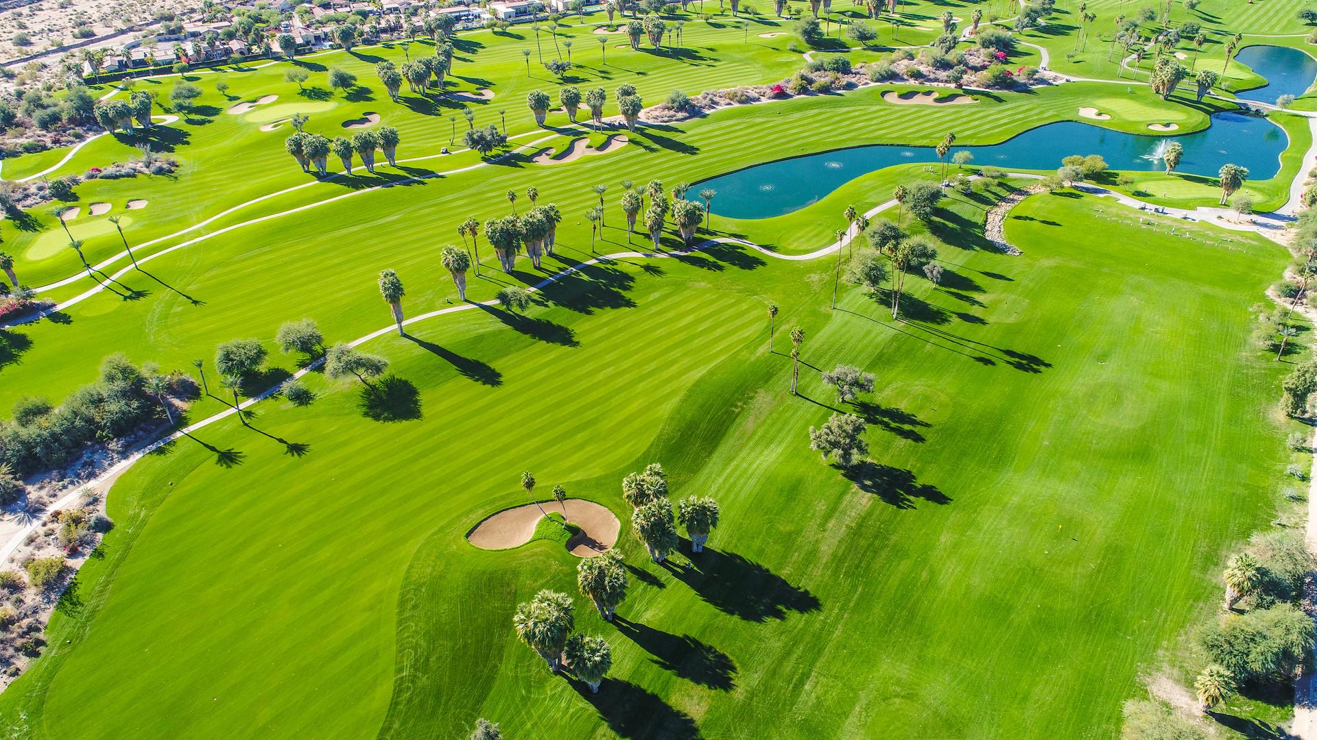 Golf Course Drone Aerial